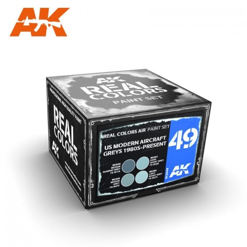 AK REAL COLORS US MODERN AIRCRAFT GREYS 1980-PRESENT RCS049